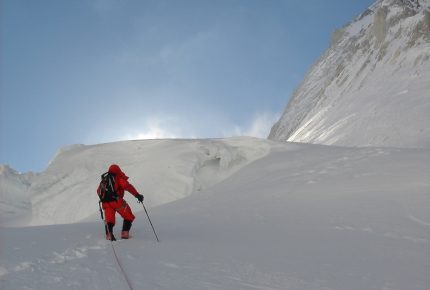 Jean Troillet lors d'une expédition au Gasherbrum I, Gasherbrum II et Broad Peak en 2004 © Rolex